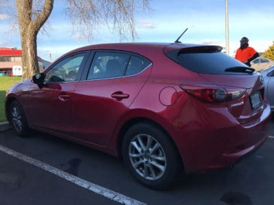 Mazda 3 2017 Vehicle Window Tinting Auckland